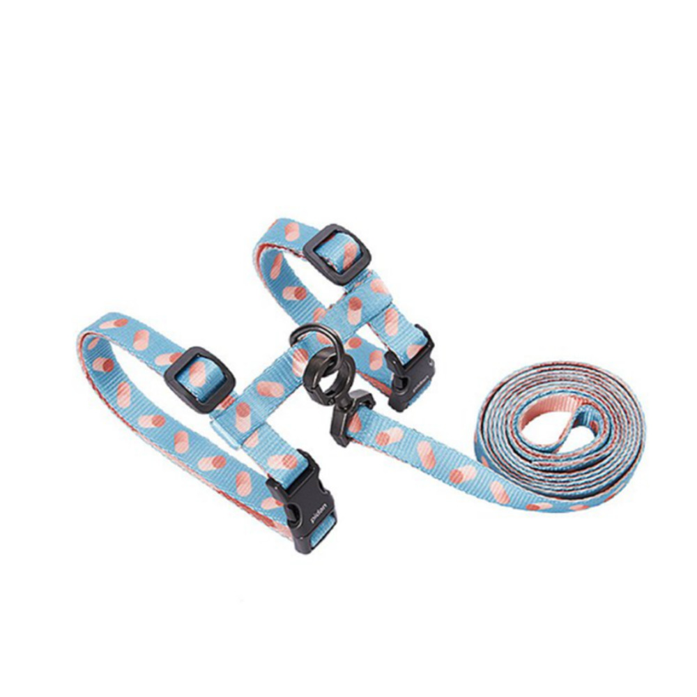 Cat Pet Harness and Walking Leash Strap Set Light Soft Blue new